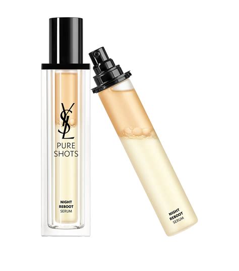 YSL Beauty Pure Shots Night Reboot Resurfacing Serum ingredie